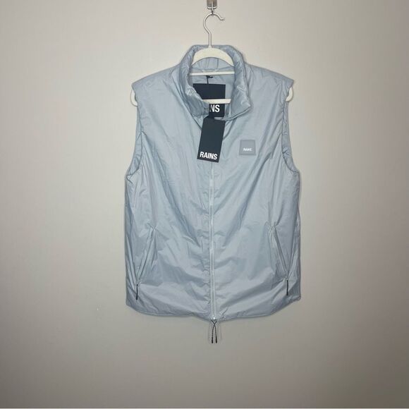 Rains sky blue NWT Fuse Vest Small - Picture 2 of 5